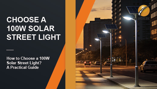 100w solar street lights